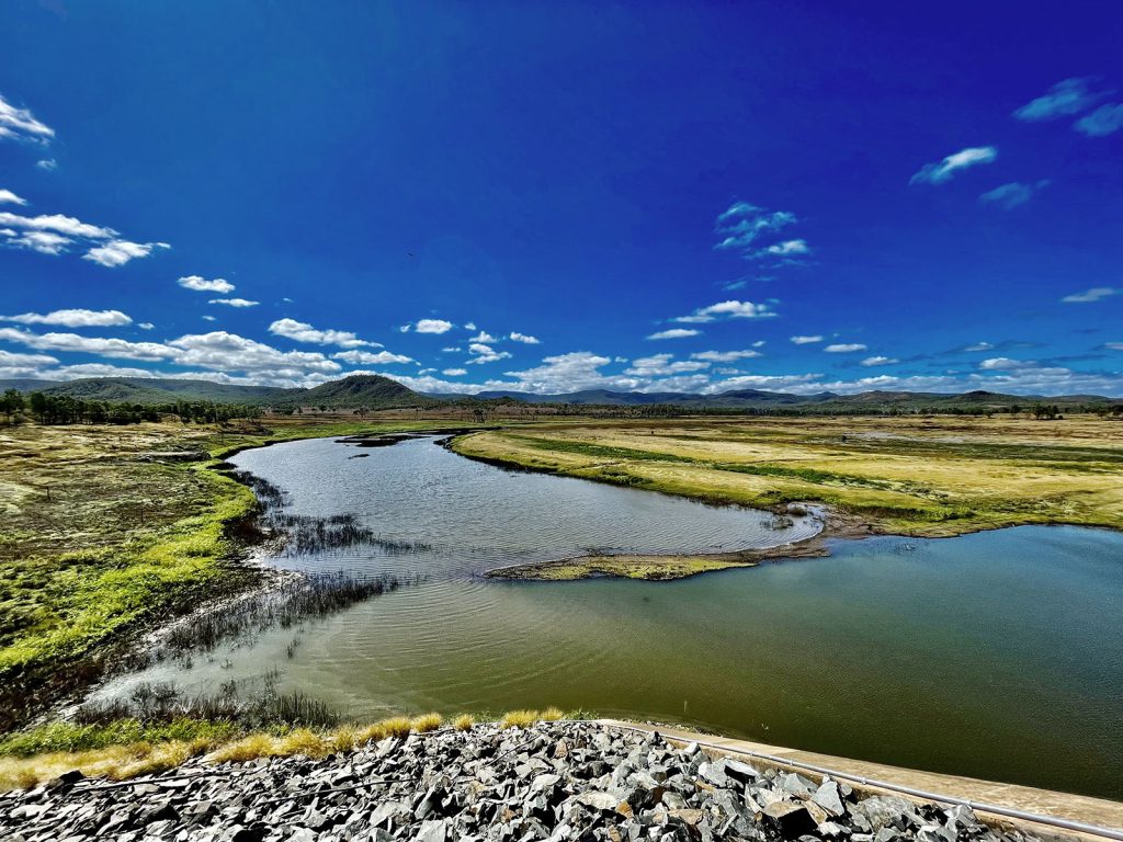 The confluence of two waterways